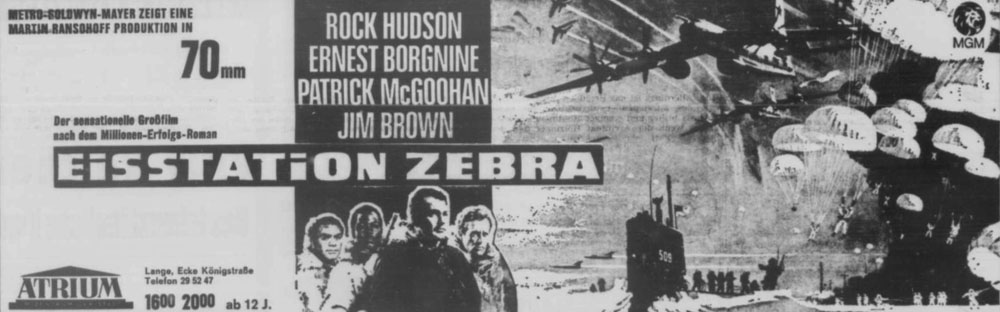 Picture 49 - Eisstation Zebra (Ice Station Zebra) - Newspaper ad